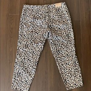 J. Crew Factory leopard pants